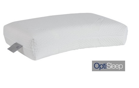 Hoofdkussen Optisleep OS520 Vormvast hoofdkussen met een uitsparing voor de nek voor een optimale ondersteuning